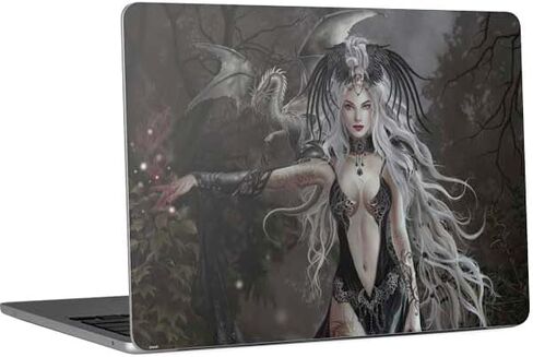 Skinit Decal Laptop Skin Compatible with MacBook Air 13in M4 (2025) - Officially Licensed Celtic Black Cat by Brigid Ashwood Design in Saudi Arabia
