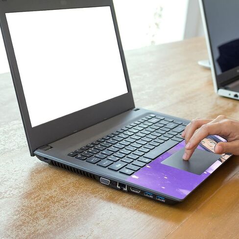 Anime Printed on Laptop Skin Cover Sticker Self-Adhesive and Scratch Resistant for Laptops (10inchX15inch)_L182 in Saudi Arabia
