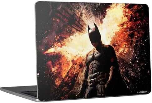 Skinit Decal Laptop Skin Compatible with MacBook Air 13in M4 (2025) - Officially Licensed DC Comics Batman Dark Knight Rises Poster Design in Saudi Arabia