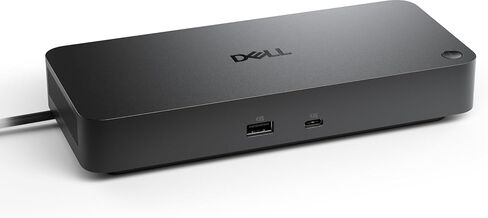 Dell Pro Dock WD25 Docking Station - USB-C with 100W Charging, Supports 4 Displays, 2X DP 1.4, HDMI 2.1, 6 USB Ports, 2.5GbE Ethernet, Durable Compact Design in Saudi Arabia