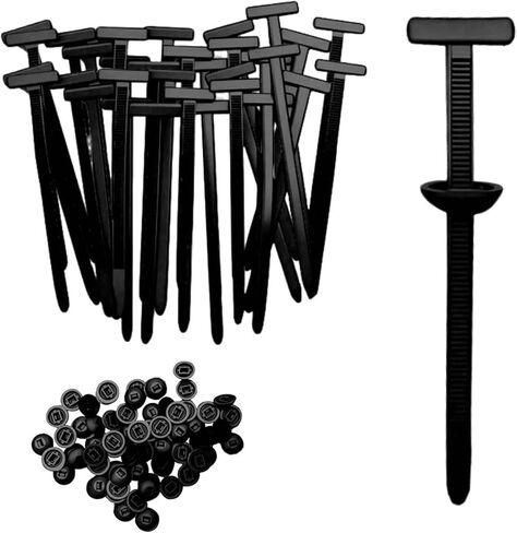 Nylon Universal Cable Tie Buckle, Heavy Duty Self-Locking Nylon Zip Ties Holder, New Multifunctional Cable Tie Buckle for Car Daily Repair (100pcs) in Saudi Arabia