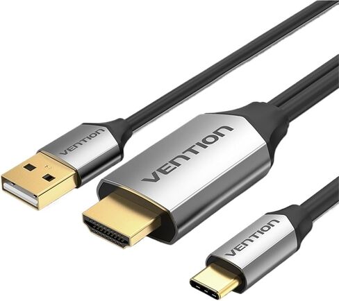 1Pcs USB C HDMI Cable 4K 60hz Type C to HDMI Thunderbolt 3 Converter for USB Type-C HDMI Adapter(Alu-Alloy Shell CGS,1m) in Saudi Arabia