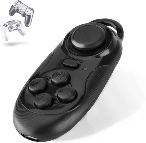 اللاسلكي اللاعب اللاسلكي ، جهاز التحكم اللاسلكي في Selfie Camera Camera مصراع اللاسلكية Gamepad 3D VR نظارات عن بعد متوافقة مع مربع تلفزيون Android PC (أسود) in Saudi Arabia