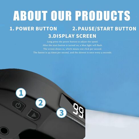 Auto Clicker for Smart Phone, Phone Screen Tapper for Phone Apps, Autoclicker Fast Click Simulation Finger Continuous Click for Gaming, Adjustable Speed Physical Clicker in Saudi Arabia