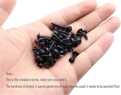 900pcs M2.3 M2.6 M3 Truss Head Self Tapping Screws, Wafer Head Screws, Pan Head with Washer Screw 9 Sizes Self Tapping Screws Assortment Kit, Carbon Steel (Blacking) in Saudi Arabia