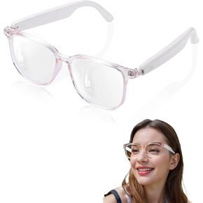 AI Translation Bluetooth Glasses,Smart Glasses for Women with GPT AI Real-Time Translator (144 Languages) - Bluetooth Audio Glasses for Travel, Business Meetings & Study in Kuwait