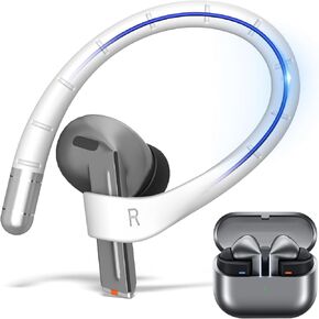 Anti-Slip Ear Hooks for Galaxy Buds 3 Pro & Galaxy Buds 3, Comfortable Fit | Sports Anti-Loss | Memory Titanium Alloy Ear Hooks Compatible for Samsung Buds 3 Earbuds Accessories with Lanyard, Black in Kuwait