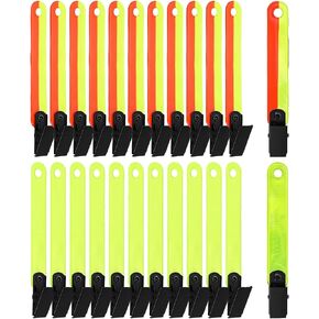 24pcs علامات مسارات عاكسة مع مقاطع - أشرطة PVC عالية الوضوح للمشي لمسافات طويلة ، والصيد ، والتخييم ، والاستخدام في الهواء الطلق in Kuwait