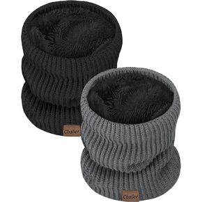 Neck Gaiters for Men Winter Warm Neck Warmer Thick Knit Windproof Gaiter Scarf Cold Weather Scarves in Kuwait