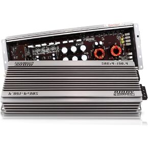 Sundown Audio SAE-100.4 Class A/B 4-Channel Amplifier - 100W x 4 @ 4Ω - High-Fidelity Car Speaker Amp with Variable Filters & Advanced Protection in Saudi Arabia