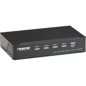 Black Box 1 x 4 DVI-D Splitter with Audio and HDCP in Saudi Arabia