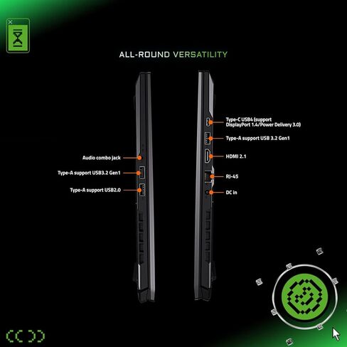 GIGABYTE AERO X16, Copilot+ PC - 165Hz 2560x1600 WQXGA - Manufactured by NVIDIA GeForce RTX 5070 - AMD Ryzen AI 9 HX 370-1TB SSD with 32GB DDR5 RAM - Windows 11 Home - Space Gray - 2WHA3USC64AH in Saudi Arabia