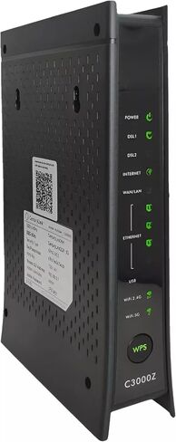 Generic C3000Z Modem | CenturyLink Compatible | Dual-Band 802.11n/ac WiFi Router | UMEC UP0251M-12PA AC Adapter Included OEM Packaging (Renewed) in Saudi Arabia