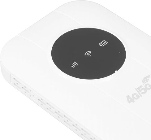 4G LTE USB Modem, Portable Router with SIM Card Slot, 300Mbps Mobile Hotspot Connect Up to 10 Devices, Supporting LTE CAT4, Rechargeable Battery, Global Traveling Business Trips in Saudi Arabia