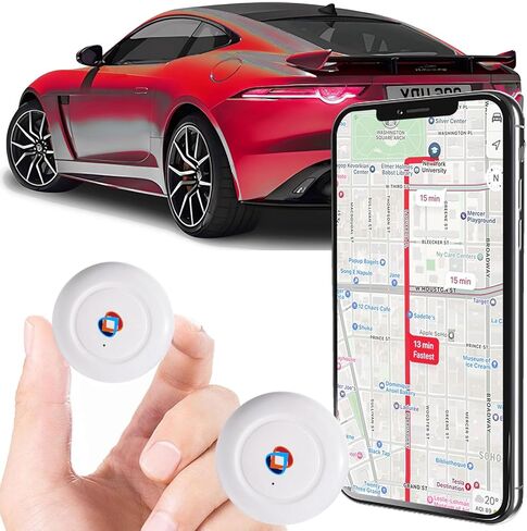 GPS Tracker للمركبات ذات الأوقات العالية للسيارات Mini Magnetic Carer مع تطبيق مجاني ، جهاز تتبع GPS المخفي للسيارات والشاحنات والدراجات النارية والأطفال والحيوانات الأليفة | تعقب المركبات المضادة للسرقة | لا توجد رسوم شهرية in Kuwait