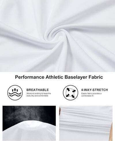 5 Pack Women's Compression Shirt Long Sleeve Workout Tops Athletic Baselayer Quick Dry Gym Yoga Running T-Shirt in Saudi Arabia