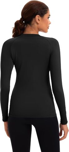 5 Pack Women's Compression Shirt Long Sleeve Workout Tops Athletic Baselayer Quick Dry Gym Yoga Running T-Shirt in Saudi Arabia