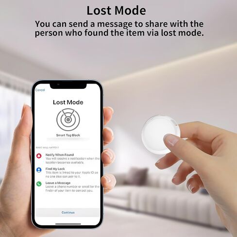 No Subscription GPS Tracker for Vehicles Work with Find My (iOS Only) Magnetic Case Real Time Location Mini Item Finder Global Coverage Hidden Car Tracking Device No Monthly Fee or SIM Card Required in Saudi Arabia