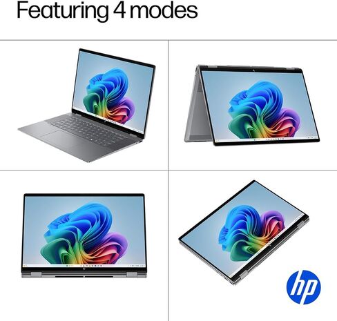 HP 2025 New Envy X360 2-in-1 Laptop ، Omnibook X Flip 14 "شاشة تعمل باللمس 2K ، AMD RYZEN AI 7 350 ، 24GB LPDDR5X RAM in Saudi Arabia