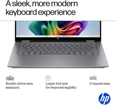 HP 2025 New Envy X360 2-in-1 Laptop ، Omnibook X Flip 14 "شاشة تعمل باللمس 2K ، AMD RYZEN AI 7 350 ، 24GB LPDDR5X RAM in Saudi Arabia