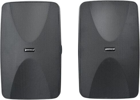 ROCKVILLE RCS350-6 6-Zone تجاري/مطعم باقة AMP مع (8) WET-6525B 6.5 "70V مكبرات صوت داخلية/خارجية في الأسود in Saudi Arabia