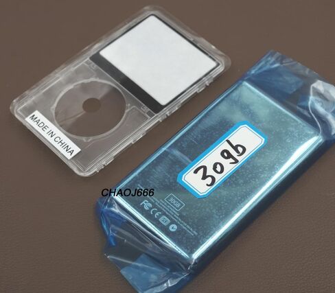 ترقية مجموعة الإسكان واضحة شفافة الأمامية الأمامية السعة السعة 30 جيجابايت غطاء حالة الخلفية ل iPod 5th Gen. in Kuwait