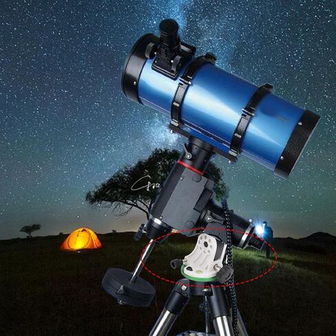 Latitude Adjustment Seat, Aluminum Alloy Telescope Mount, Flexible 90° Adjustment Equatorial Wedge Instrument Latitude Base for Astronomy Telescope Accessory (1) in Kuwait