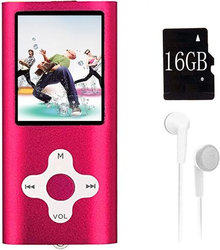 Mp3 Player,Music Player with a 16 GB Memory Card Portable Digital Music Player/Video/Voice Record/FM Radio/E-Book Reader/Photo Viewer/1.8 LCD (Sky Blue) in Kuwait