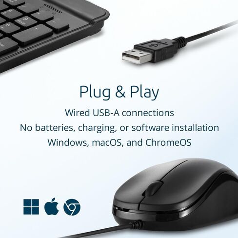 Kensington KM201 Simple Solutions مجموعة سطح المكتب السلكية ، TAA متوافق - أسود (K72483TAA) in Saudi Arabia