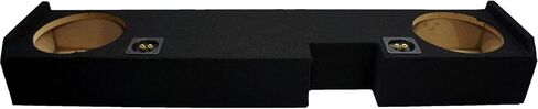 American Sound Connection Compatible with Ford F250 or F350 Extended Super Cab Truck 2001-2014 Dual 10" Subwoofer Sub Box Speaker Enclosure in Saudi Arabia