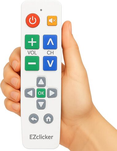 LG TV Remote | Big Button TV Remote Control for All LG TV ONLY (Black) Simplified and Easy to Use (2xAAA Batteries not Included) in Saudi Arabia
