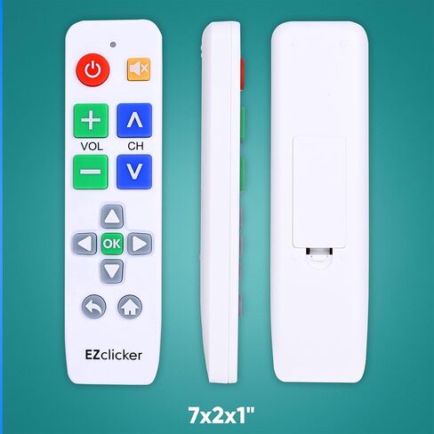 LG TV Remote | Big Button TV Remote Control for All LG TV ONLY (Black) Simplified and Easy to Use (2xAAA Batteries not Included) in Saudi Arabia