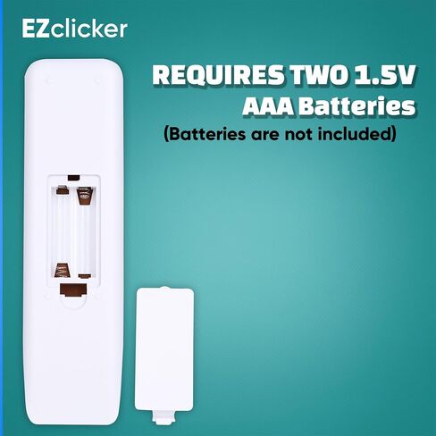 جهاز تحكم عن بعد للتلفزيون بزر كبير من EZclicker لأجهزة تلفزيون LG فقط، سهل الاستخدام (أسود) in Kuwait