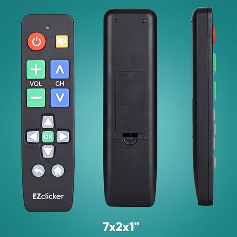 LG TV Remote | Big Button TV Remote Control for All LG TV ONLY (Black) Simplified and Easy to Use (2xAAA Batteries not Included) in Saudi Arabia
