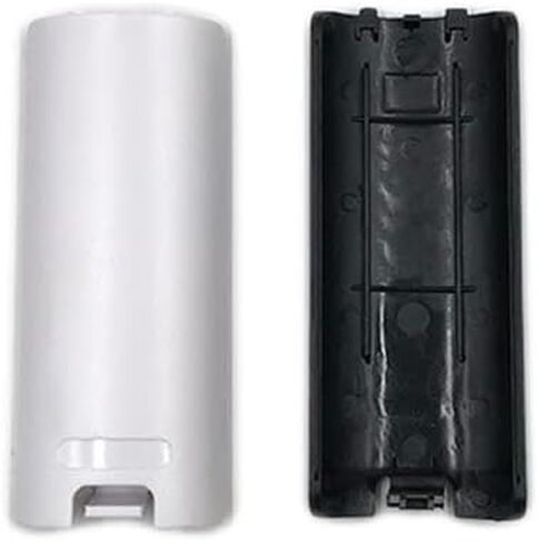 YANHAO [Video Game Parts] 10pcs Black&White Color Battery Cover Replacement for Nintendo for Wii Right Hand Back Pack Door [Replace] (Color : Black White Each 5) in Saudi Arabia