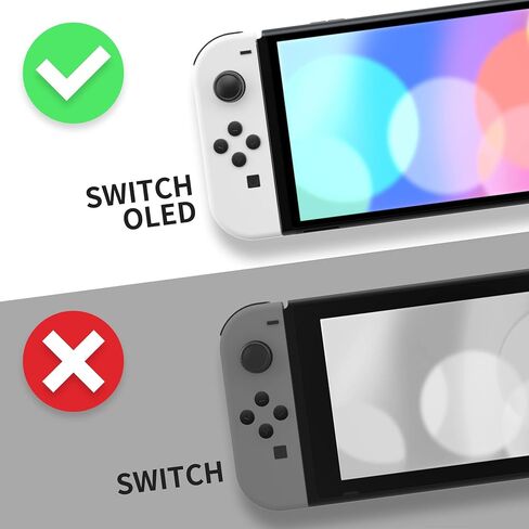 متطرف واضحة الأرجواني الأرجواني وحدة التحكم الخلفية DIY قشرة الإسكان القذيفة مع Kickstand for Nintendo Switch OLED - COVNSOLE و JOYCON غير مدرجة in Kuwait