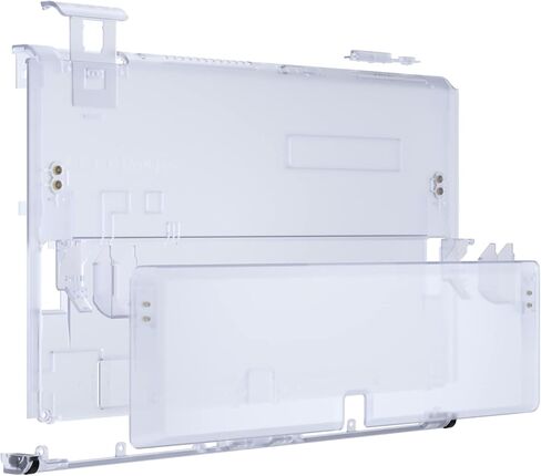 متطرف واضحة الأرجواني الأرجواني وحدة التحكم الخلفية DIY قشرة الإسكان القذيفة مع Kickstand for Nintendo Switch OLED - COVNSOLE و JOYCON غير مدرجة in Kuwait