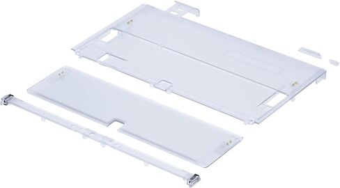 متطرف واضحة الأرجواني الأرجواني وحدة التحكم الخلفية DIY قشرة الإسكان القذيفة مع Kickstand for Nintendo Switch OLED - COVNSOLE و JOYCON غير مدرجة in Kuwait