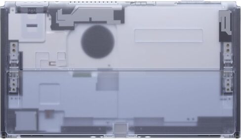 متطرف واضحة الأرجواني الأرجواني وحدة التحكم الخلفية DIY قشرة الإسكان القذيفة مع Kickstand for Nintendo Switch OLED - COVNSOLE و JOYCON غير مدرجة in Kuwait