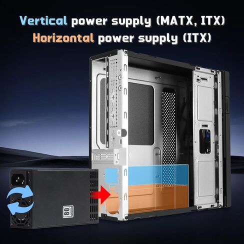 حالة كمبيوتر Micro ATX: MATX CASE MINI PC ITX Desktop Case Case Support Micro ATX MATX ITX MINI PC in Kuwait