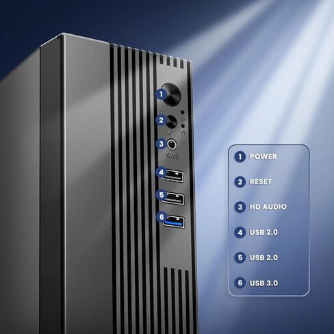 حالة كمبيوتر Micro ATX: MATX CASE MINI PC ITX Desktop Case Case Support Micro ATX MATX ITX MINI PC in Kuwait