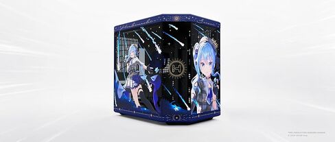 Hyte Y70 Hoshimachi Suisei الرسمية المرخصة - ATX متوسطة ATX Gaming PC Case - Panoramic Glass - Dual Ramber - High Airflow Chassis - PCIe 4.0 Riser Cable - in Kuwait