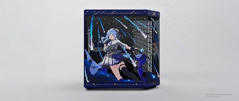Hyte Y70 Hoshimachi Suisei الرسمية المرخصة - ATX متوسطة ATX Gaming PC Case - Panoramic Glass - Dual Ramber - High Airflow Chassis - PCIe 4.0 Riser Cable - in Kuwait