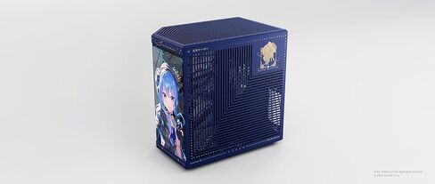 Hyte Y70 Hoshimachi Suisei الرسمية المرخصة - ATX متوسطة ATX Gaming PC Case - Panoramic Glass - Dual Ramber - High Airflow Chassis - PCIe 4.0 Riser Cable - in Kuwait