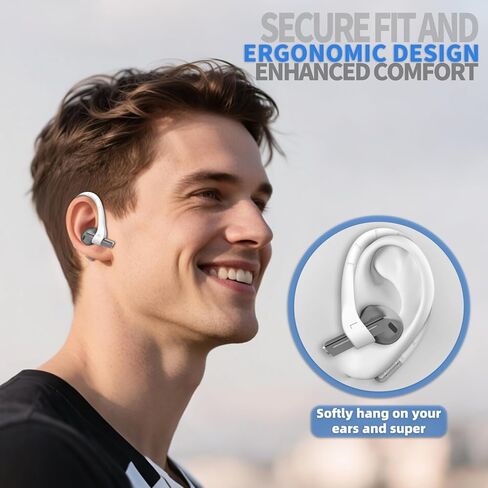 Anti-Slip Ear Hooks for Galaxy Buds 3 Pro & Galaxy Buds 3, Comfortable Fit | Sports Anti-Loss | Memory Titanium Alloy Ear Hooks Compatible for Samsung Buds 3 Earbuds Accessories with Lanyard, Black in Kuwait