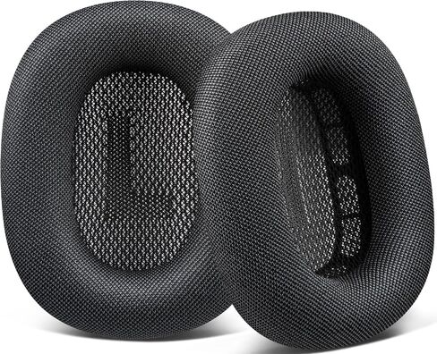منصات الأذن البديلة Soprom لسماعات Apple Airpods Max Over-Ear ، وسائد للأذن مع نسيج شبكة متين ، ورغوة أكثر نعومة ، و Sgenter-Silver in Kuwait