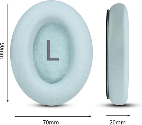 Headphones Replacement Ear Pads, Protein Leather earpad Cushions for Bose QuietComfort 45（QC45） Headphones, Softer Memory Foam - Crystal Blue in Kuwait