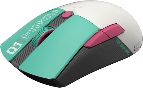ASUS TUF Hatsune Miku Edition Mini Wireless Gaming Mouse – Right-Handed, 65g Lightweight, Tri-Mode Connectivity, 12K DPI, RGB Lighting, 100M Click Mechanical Switches in Saudi Arabia