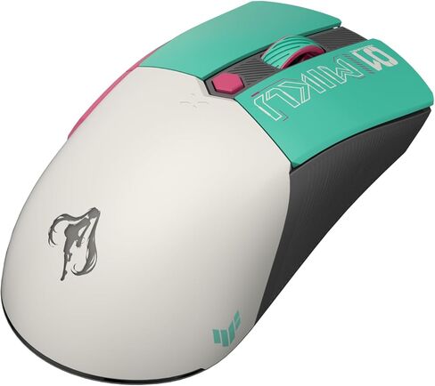 ASUS TUF Hatsune Miku Edition Mini Wireless Gaming Mouse – Right-Handed, 65g Lightweight, Tri-Mode Connectivity, 12K DPI, RGB Lighting, 100M Click Mechanical Switches in Saudi Arabia