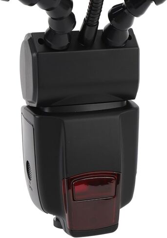 Macro Ring Flash, 3 Head LED Flash Macro Flash Light, 5600k Color Temperature, 8 Level Adjustable Focus Light, Camera Flash Light for DSLR Cameras in Saudi Arabia